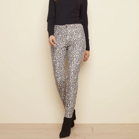 Charlie B Collection Animal Print Denim Jeans - Picture 1 of 7